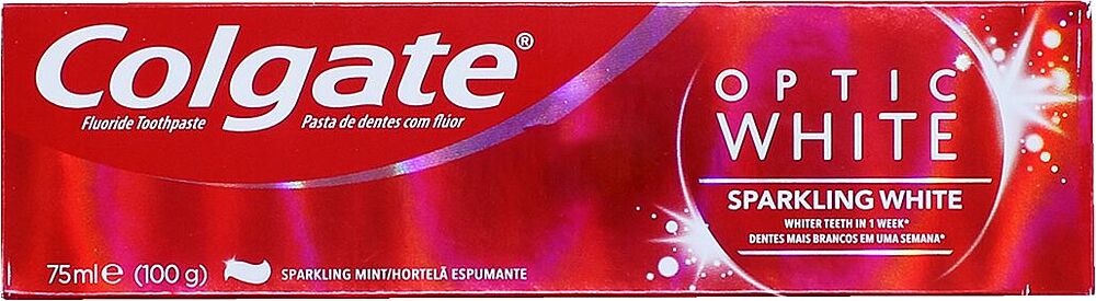Toothpaste "Colgate Optic White" 75ml