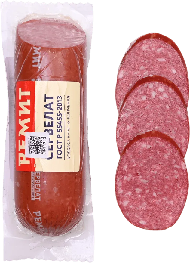 Boiled smoked sausage "Remit Cervelat Gost" 400g
