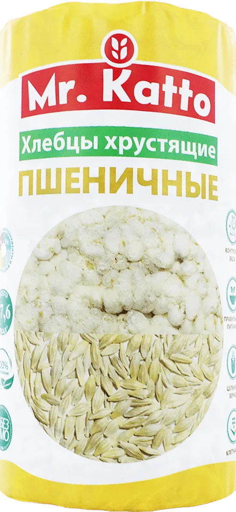 Wheat crispbreads "Mr. Katto" 75g