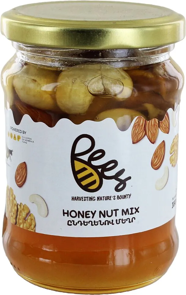 Honey with nuts "Bees Harvesting" 350g
