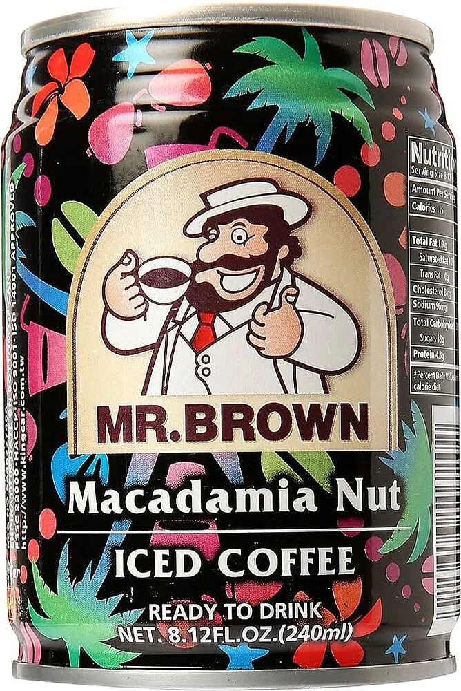 Ice coffee "Mr.Brown Macadamia Nut" 240ml
