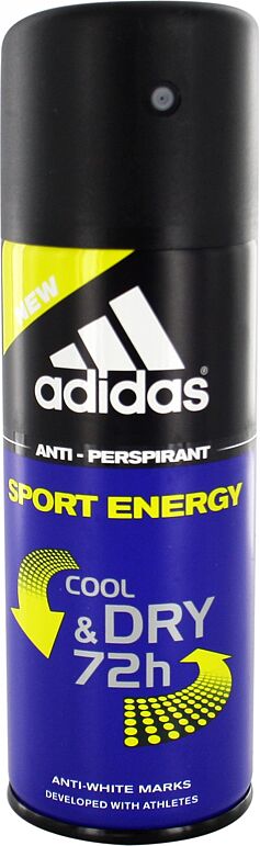 Հակաքրտինքային աէրոզոլային միջոց «Adidas Sport Energy» 150մլ 