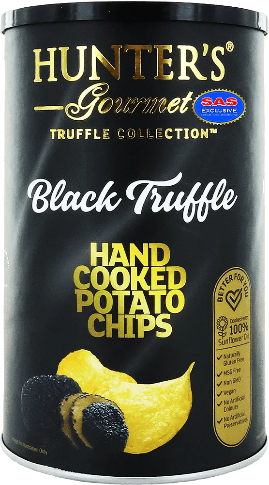 Truffle flavored chips "Hunter’s Gourmet Black Truffle" 150g

