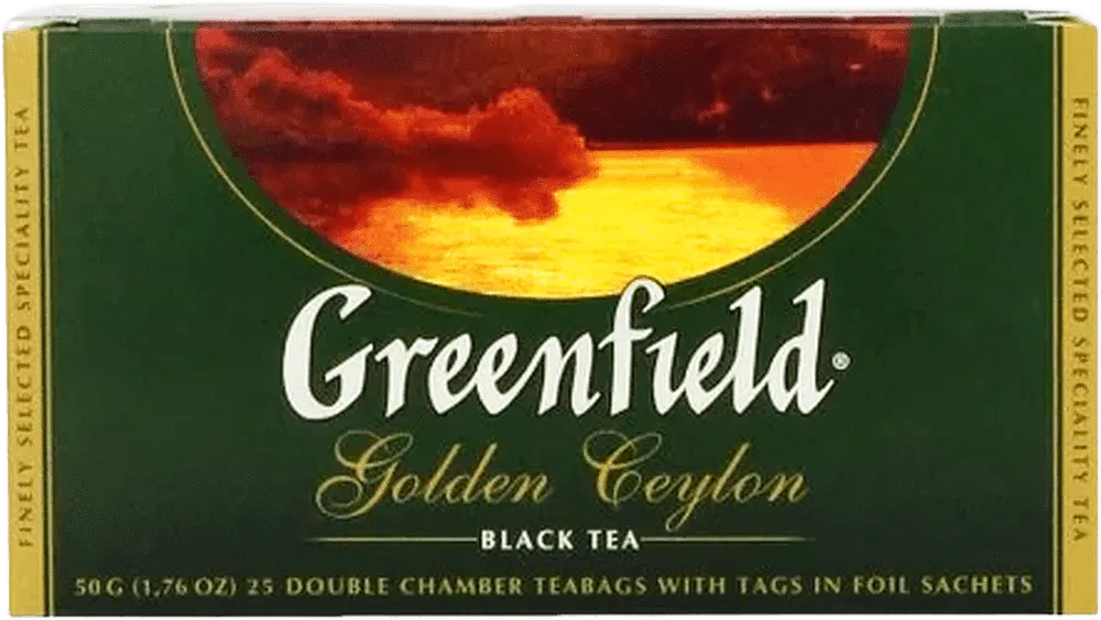 Black tea "Greenfield Golden Ceylon" 25*2g