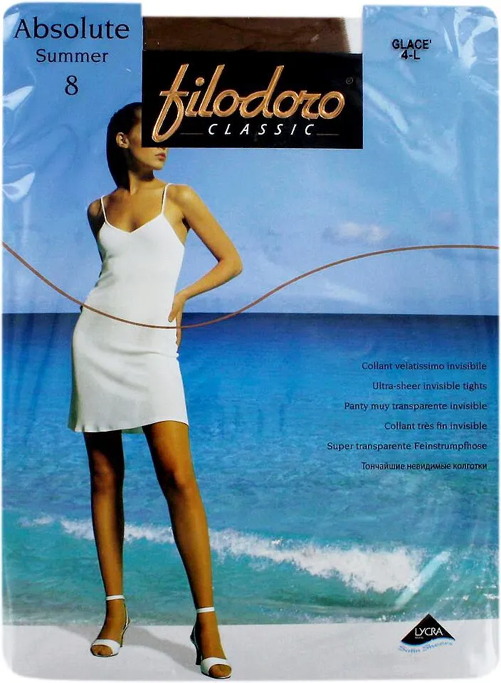 Колготки бронзовые "Filodoro Absolute Summer 8Den N4" 