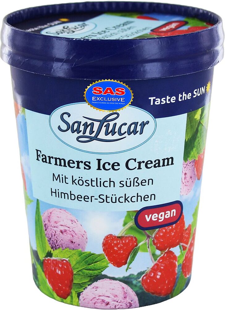Raspberry ice cream "SanLucar" 330g

