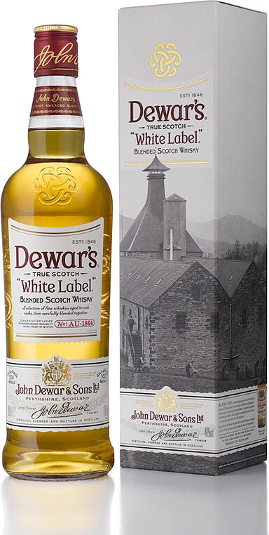 Виски "Dewar's White Label" 1л