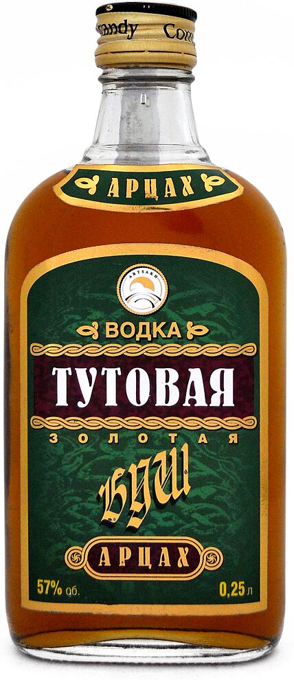 Vodka "Artsakh Golden" mulberry 0.25l  
