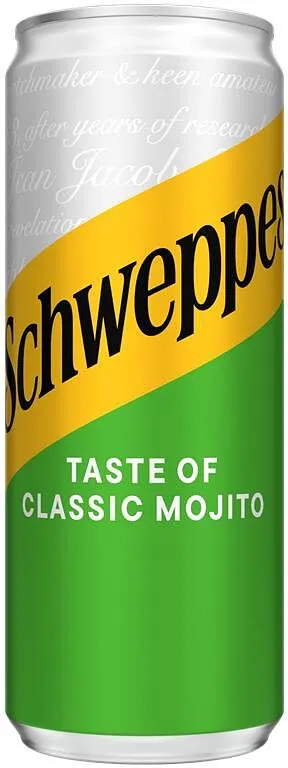 Refreshing drink "Schweppes Mojito" 0.33l Mojito