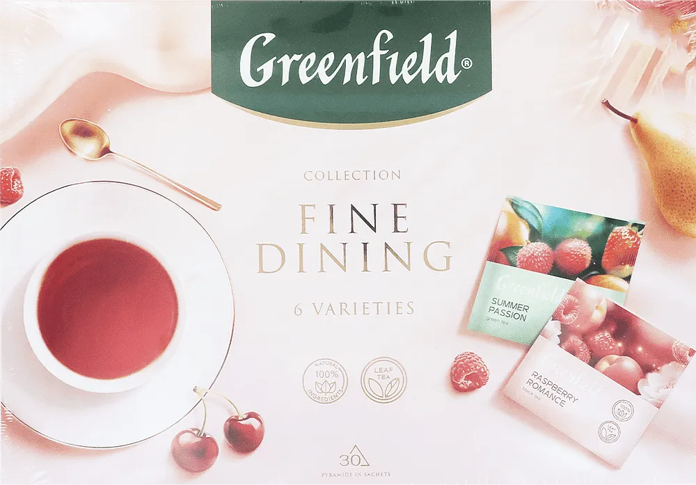 Թեյերի հավաքածու «Greenfield Fine Dining» 30*1․8գ
