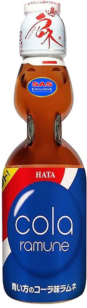 Освежающий газированный напиток со вкусом колы "Hata" 200мл 