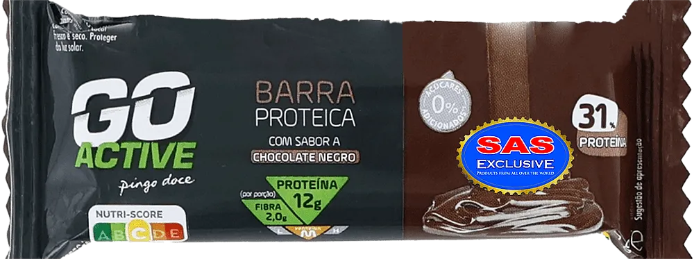 Բատոն սպիտակուցային շոկոլադով «Pingo Doce Go Active Barra Proteica» 40գ
