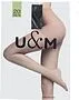 Tights "U&M 20 Den L" Nero