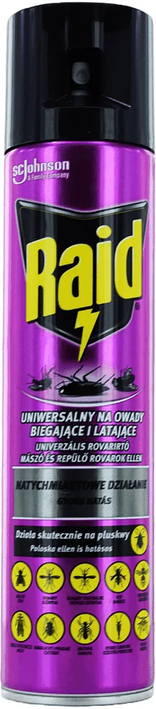 Միջատների դեմ աէրոզոլ «Raid» 400մլ
