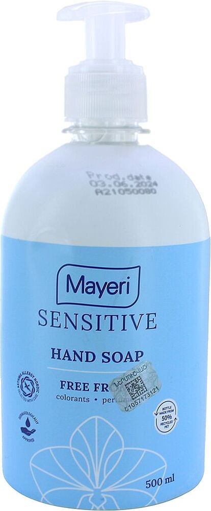 Liquid soap "Mayeri Sensitive" 500ml