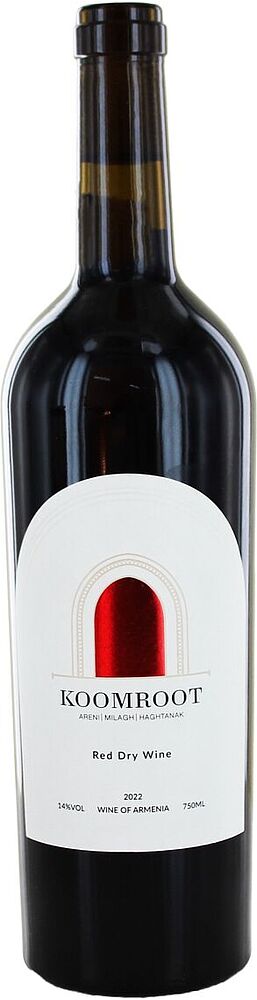 Red wine "Koomroot Areni" 0.75l
