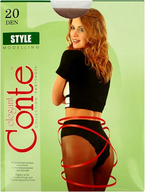 Bronze tights "Conte Elegant Style 20 Den N3" 