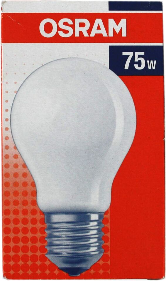 Matte light bulb "Osram Classic 75W"