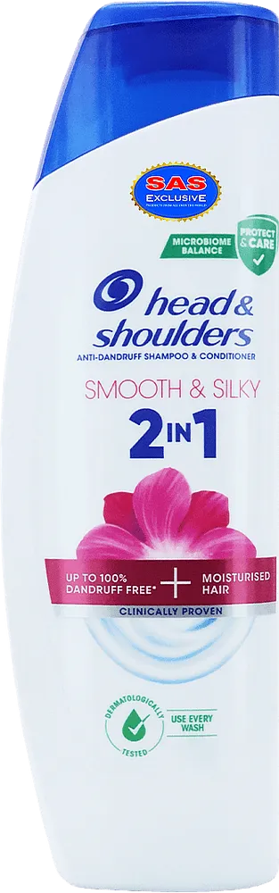 Շամպուն-կոնդիցիոներ «Head & Shoulders Smooth & Silky 2 in 1» 330մլ