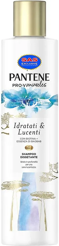 Shampoo "Pantene Pro-V Idratati & Lucenti" 225ml
