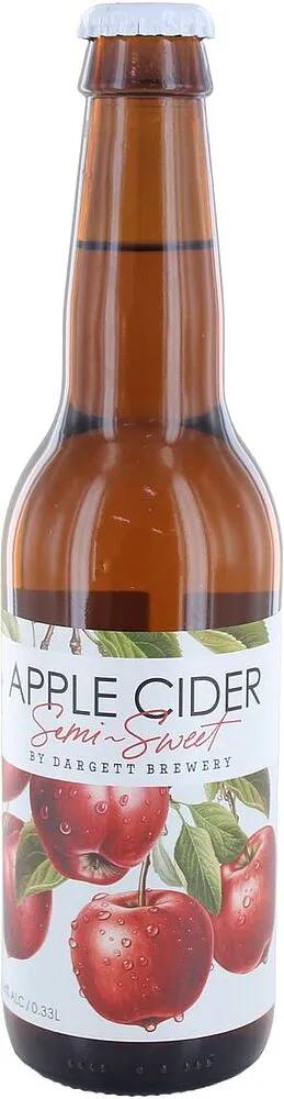Apple cider "Dargett " 0.33l
