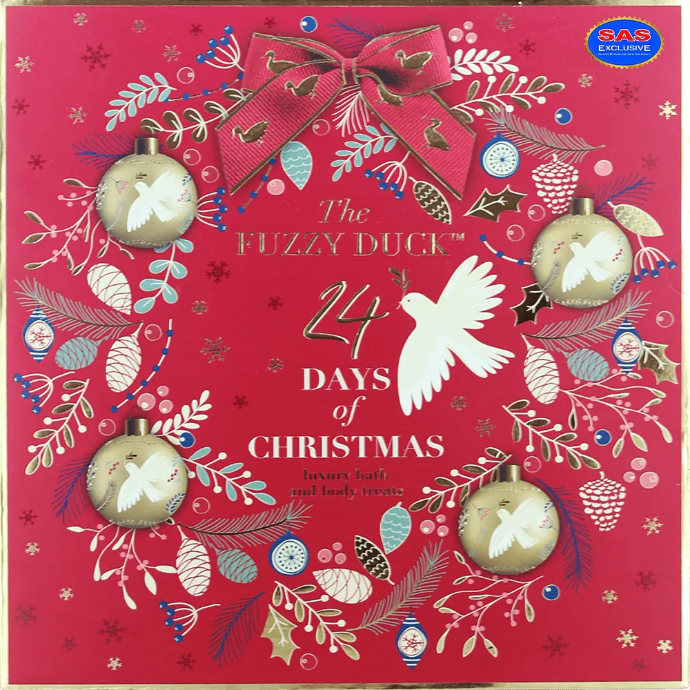 Shower set "Baylis & Harding he Fuzzy Duck 24 Days Of Christmas" 24 pcs
