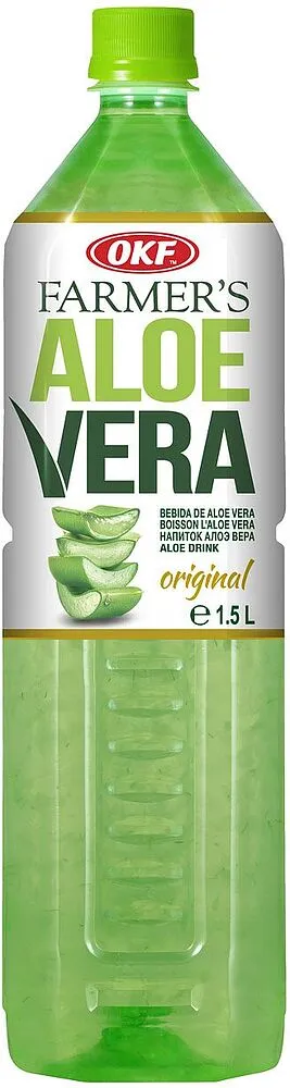 Напиток с алоэ вера "OKF Farmer's Aloe Vera" 1.5л 