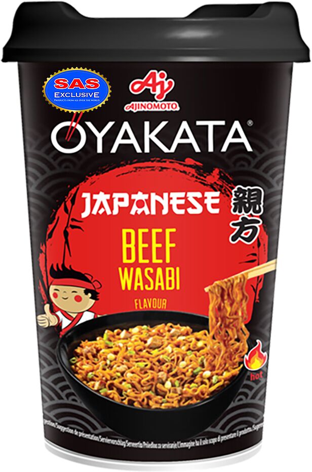 Noodles "Oyakata Beef Wasabi" 93g Beef