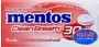 Breath freshening peach flavor candy "Mentos" 35g
