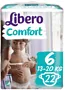 Diapers "Libero Comfort Super Hero N6" 13-20kg, 22pcs