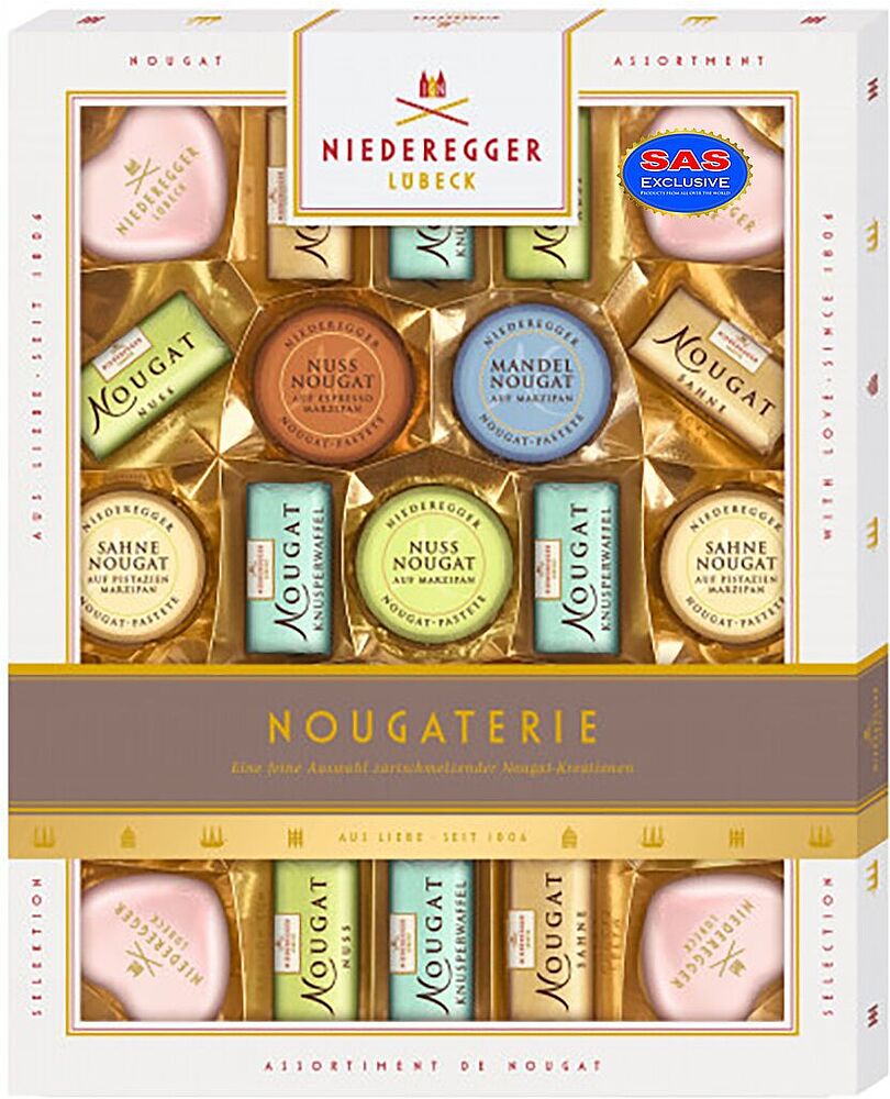 Набор шоколадных конфет "Niederegger Lubeck" 298г