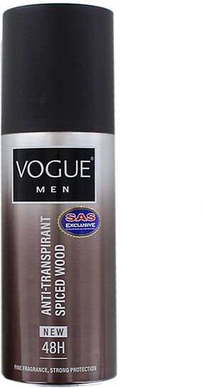 Հակաքրտինքային աէրոզոլային միջոց «Vogue Men Spiced Wood» 150մլ