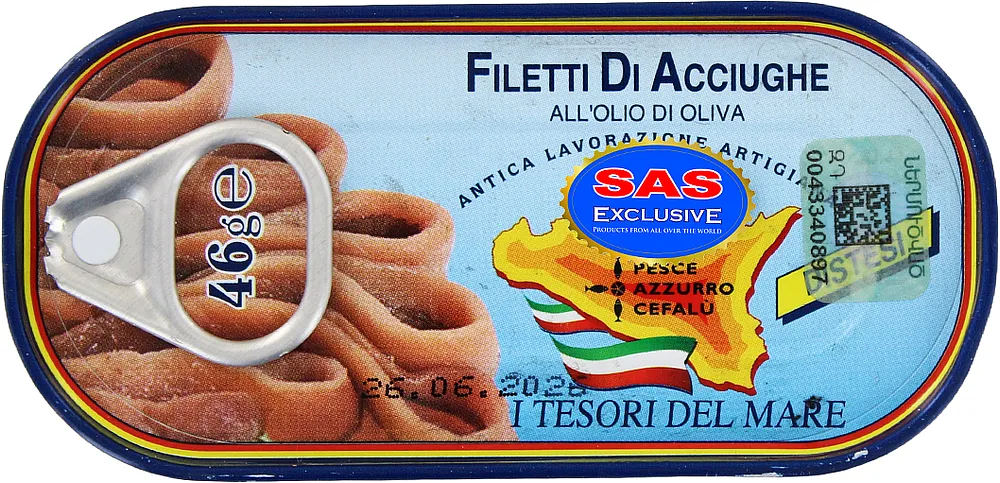 Anchovies with in oil "Pesce Azzurro Cefalu" 46g
