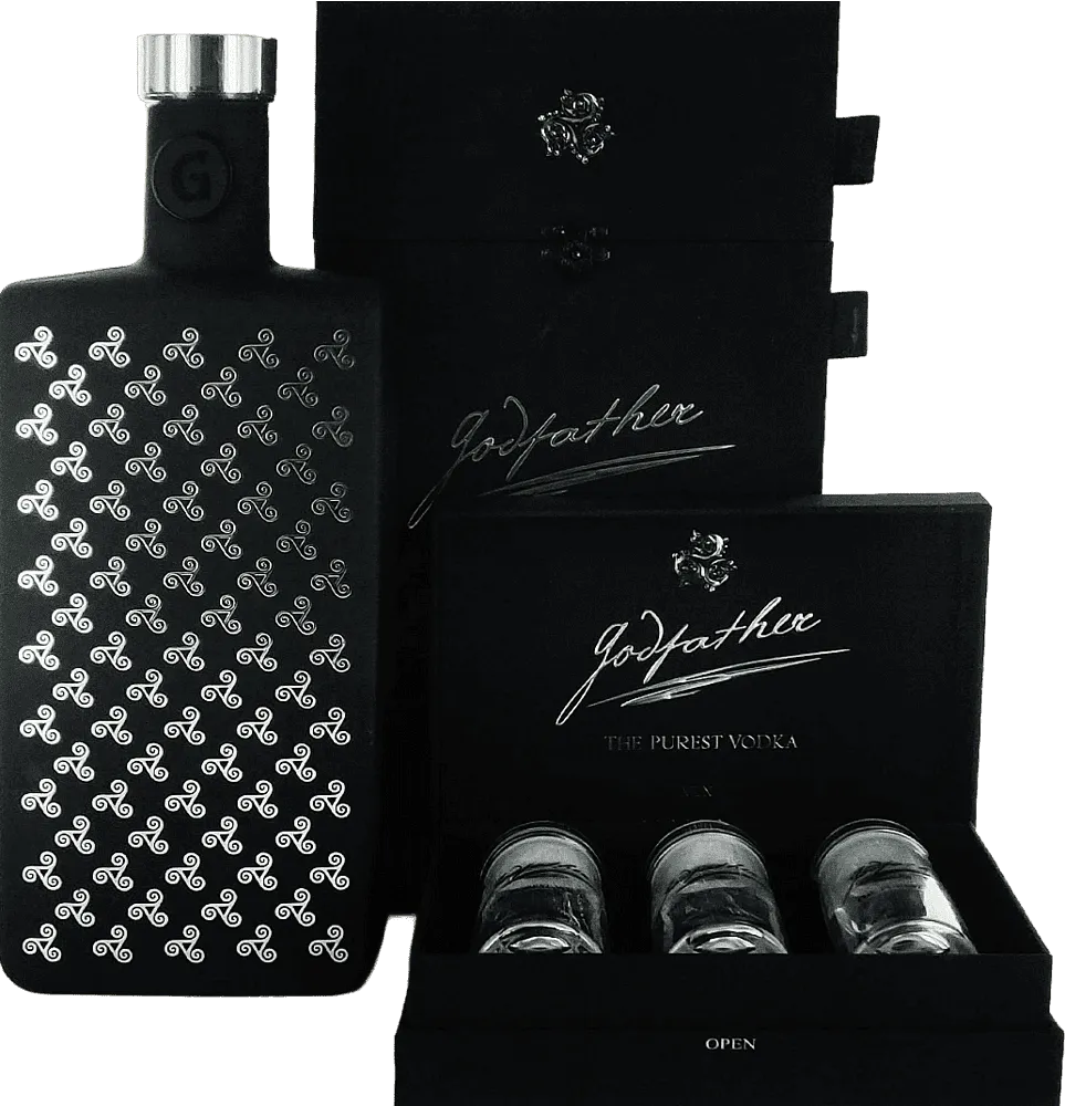 Vodka "Godfather" 700ml+ 3*21ml
