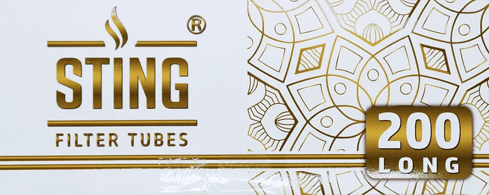 Tobacco filter tubes "Sting Long" 200 pcs
