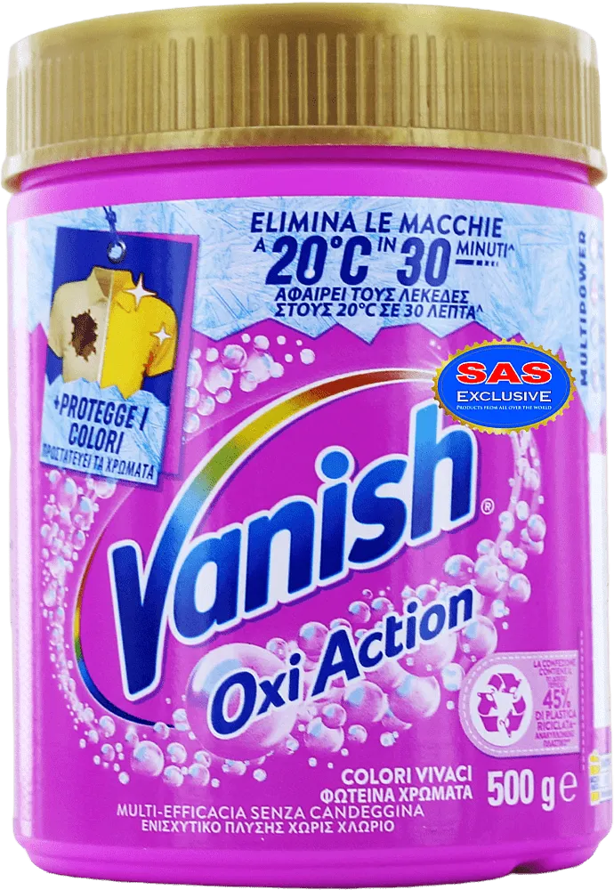 Stain removing powder "Vanish Oxi Action" 500g
