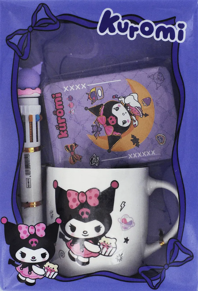 Kids gift set "Kuromi" 3 pcs
