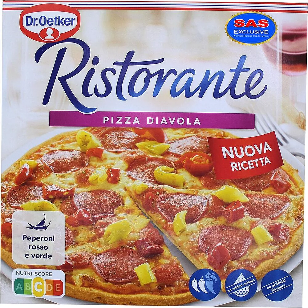 Frozen pizza "Dr.Oetker Ristorante Diavola" 350g
