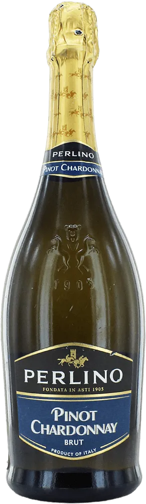 Вино игристое  "Perlino Pinot Chardonnay Brut" 0.75л