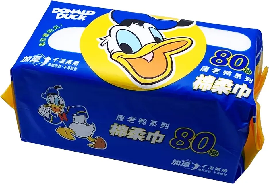 Cotton napkins "Disney Donald Duck" 80pcs