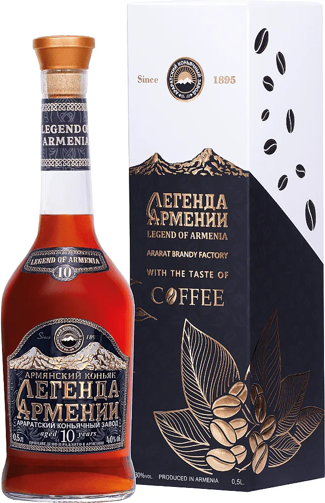 Alcoholic coffee flavored drink "Legend of Armenia Coffee" 0.5l
