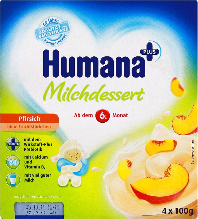 Йогурт  "Humana" 4*100г  