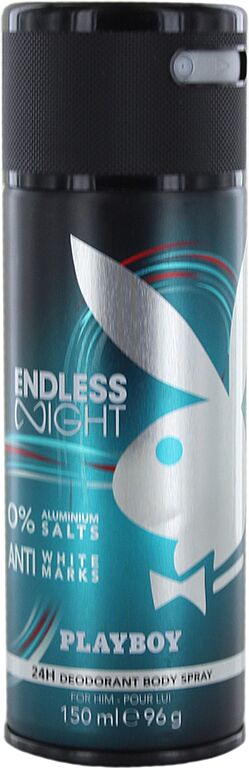 Antiperspirant - deodorant "Playboy Endless Night" 150ml