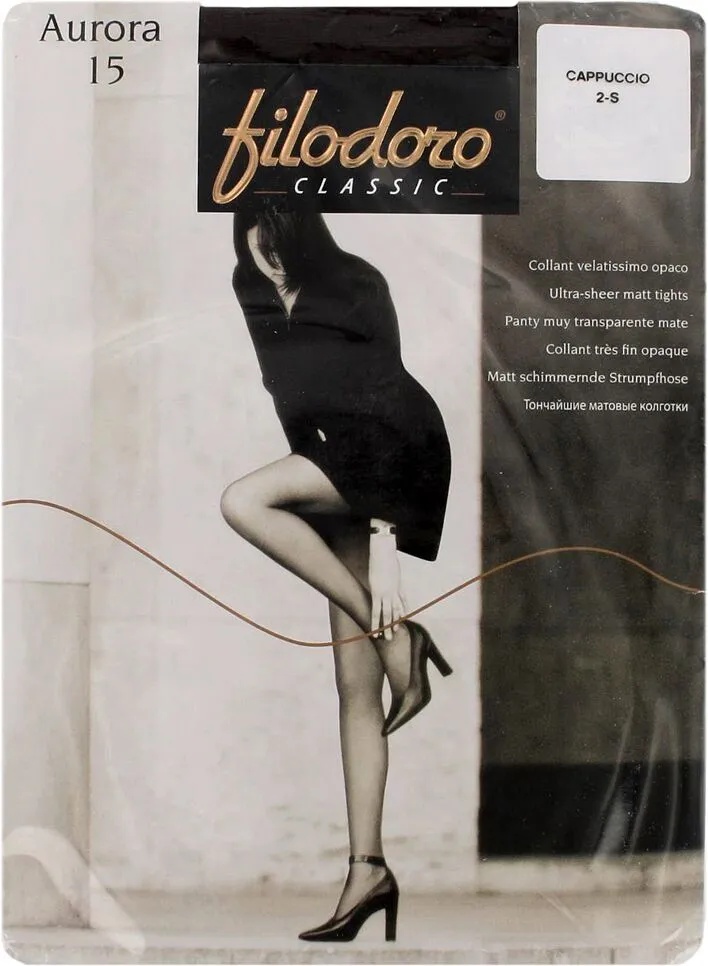 Колготки "Filodoro Classic Aurora 15Den N2" Капучино 