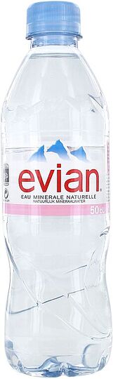 Աղբյուրի ջուր «Evian» 0.5լ