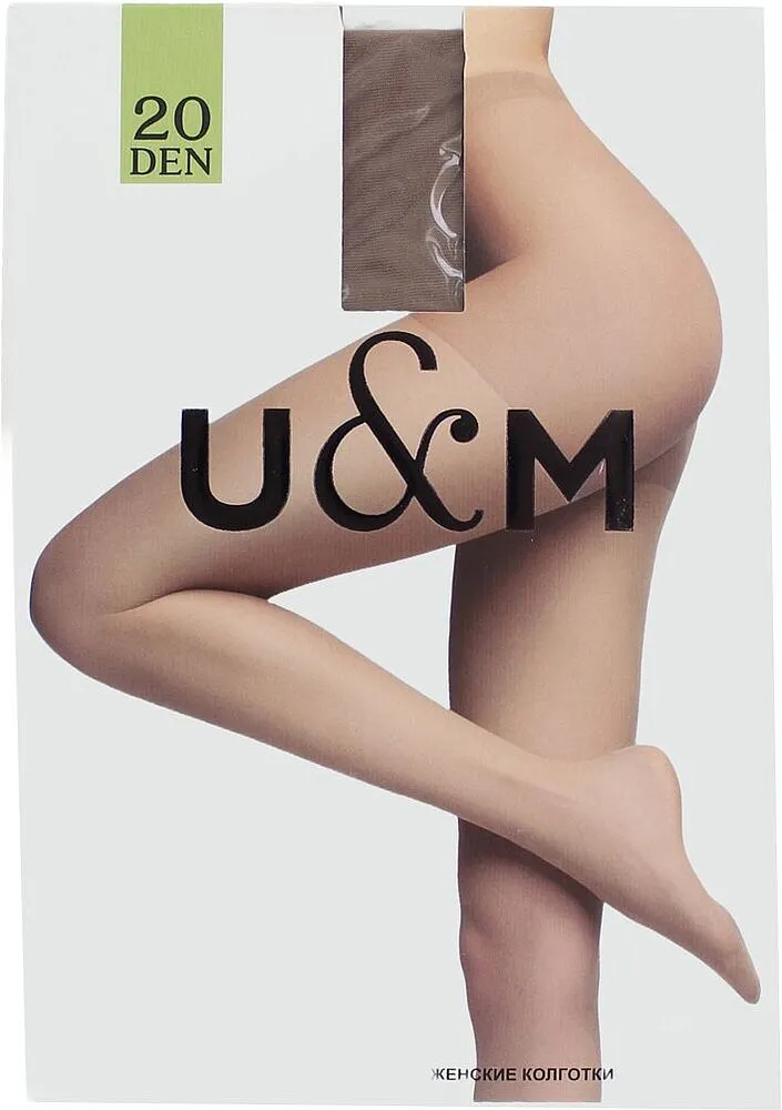 Tights "U&M 20 Den XXL" Bronz
