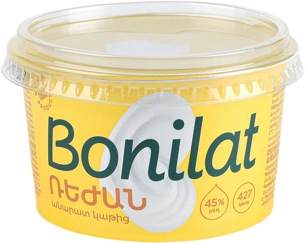 Сream "Bonilat" 180g, richness: 45%