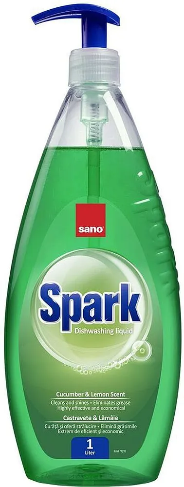 Dishwashing liquid "Sano Spark" 1l 