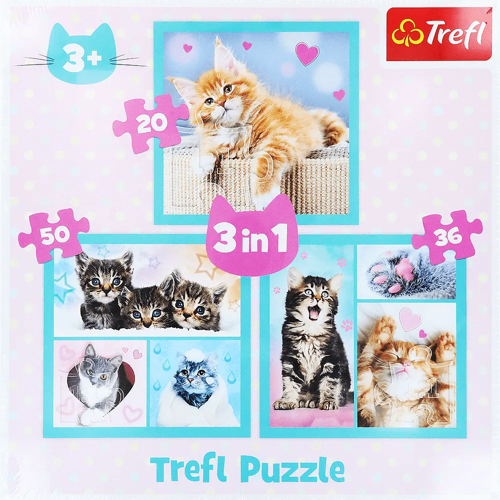 Puzzle "Trefl 3 in 1"