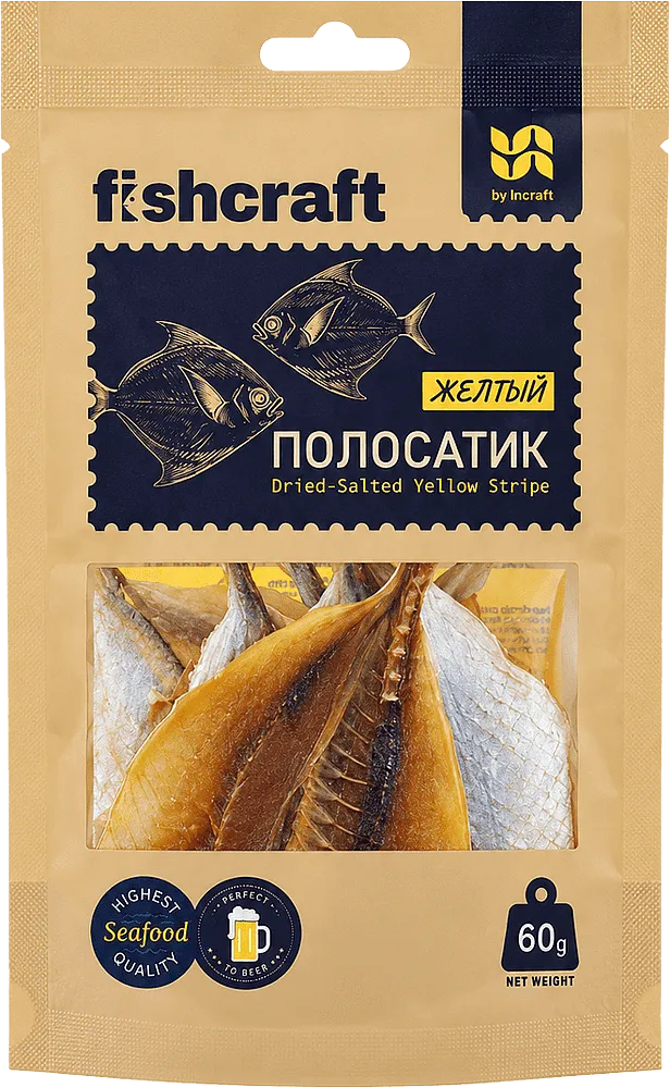 Yellow striped dried fish "Fishcraft" 60g
